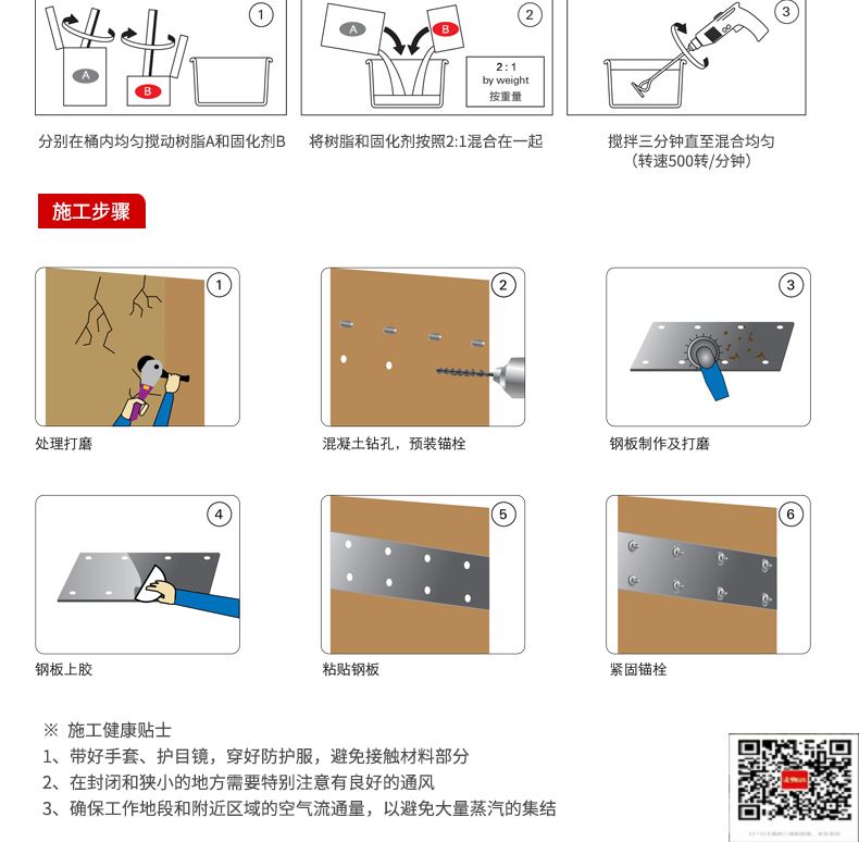 包钢黔西南粘钢加固施工过程